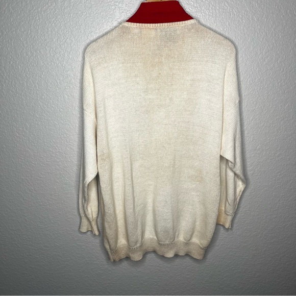 Vintage 1980s Ugly Tacky Christmas Holiday Xmas Sweater Bonnie Boerer Medium VTG - Picture 7 of 13